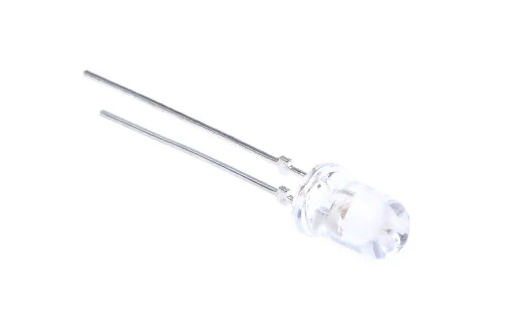 LED Broadcom, Azul, 470 nm, Vf= 3,2 V, 15°, mont. pasante, encapsulado 5 mm (T-1 3/4) | HLMP-CB1B-XY0DD