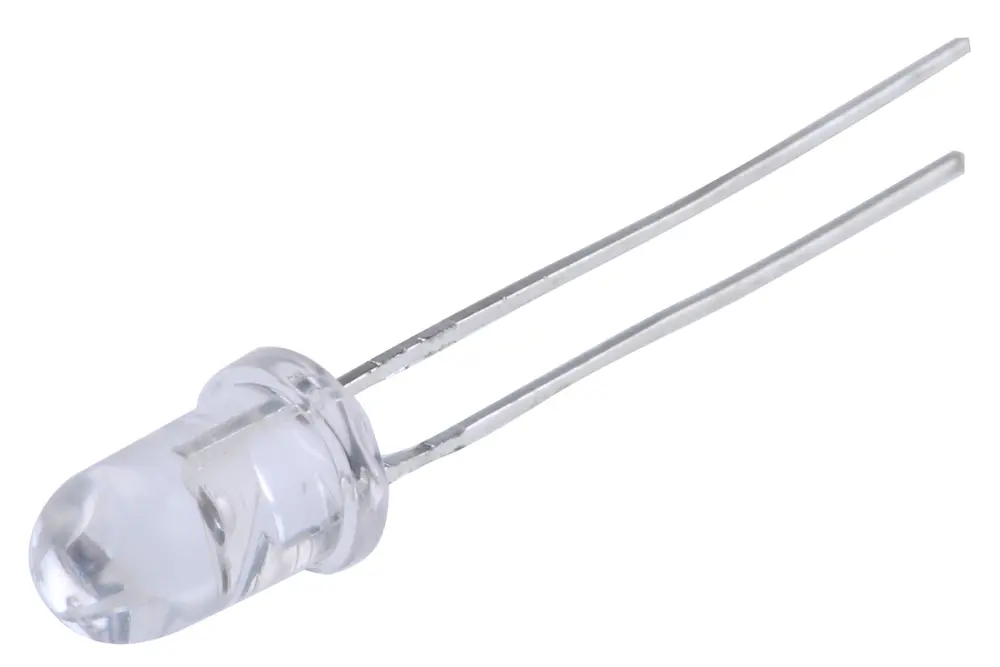 LED Broadcom, Rojo, 626 nm, Vf= 2,1 V, 2,3 lm, 15°, mont. pasante, encapsulado 5 mm (T-1 3/4) | HLMP-EG1A-Z10DV