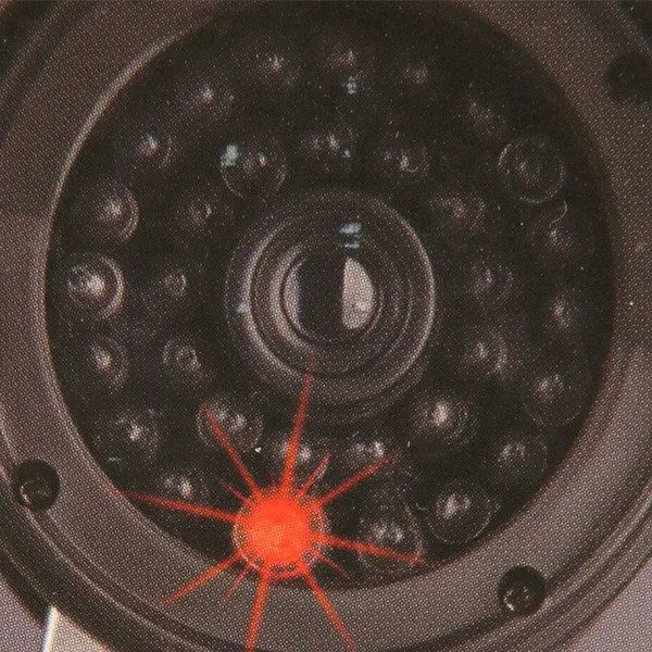 Cámara de seguridad ficticia Grundig CCD LED intermitente con Garantí del Fabricante