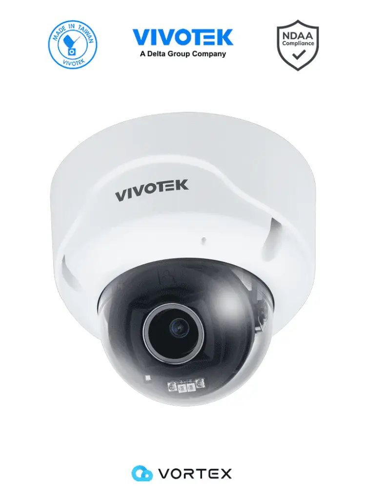 VIVOTEK VORTEX FD839-EHTV-V2 - Cámara IP VORTEX Privilegiado Series Domo exterior 5MP, Lente varifocal 2.8-12mm, Micrófo...