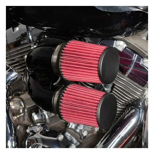 S&S, tuned induction air cleaner kit. Azabache Harley Davidson