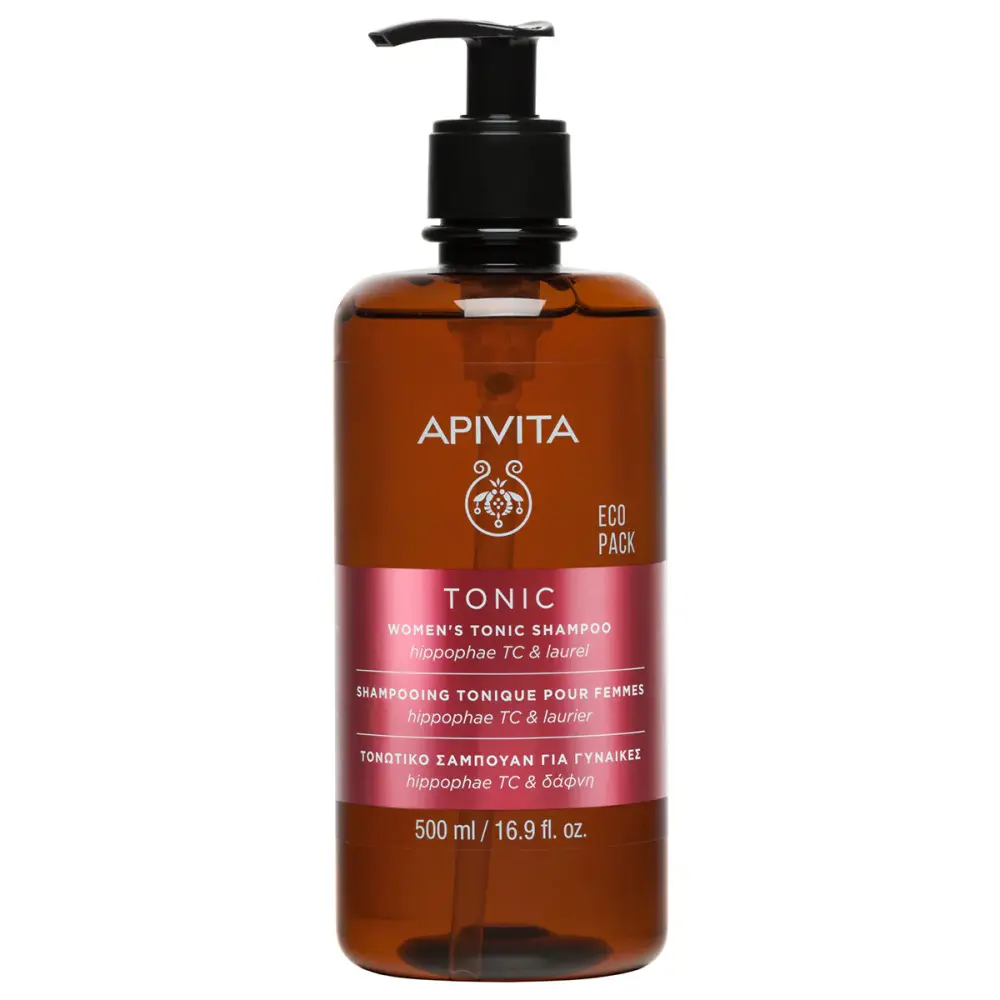 Champú tonificante para mujeres para la caída del cabello - ECOPACK APIVITA, 500 ml