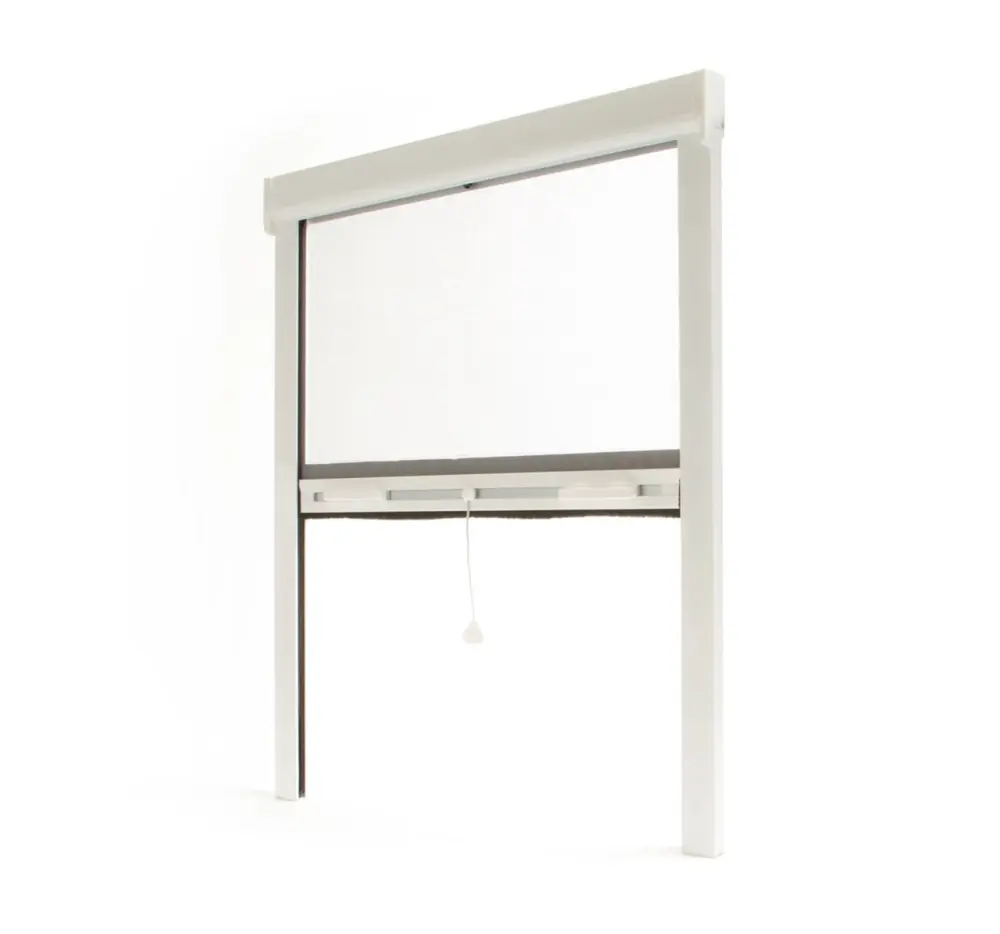 Mosquitera enrollable recortable - l 80 x al 100 cm - blanco