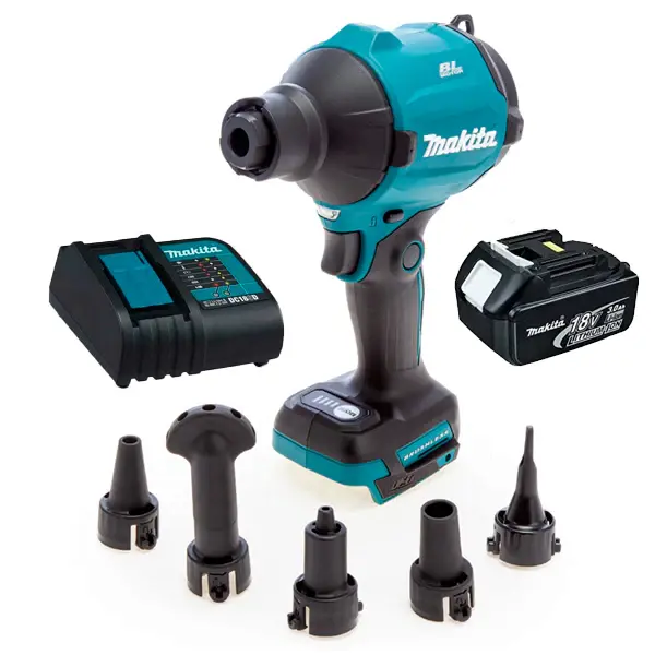 Soplador Makita de polvo sin escobillas DAS180Z LXT de 18 V