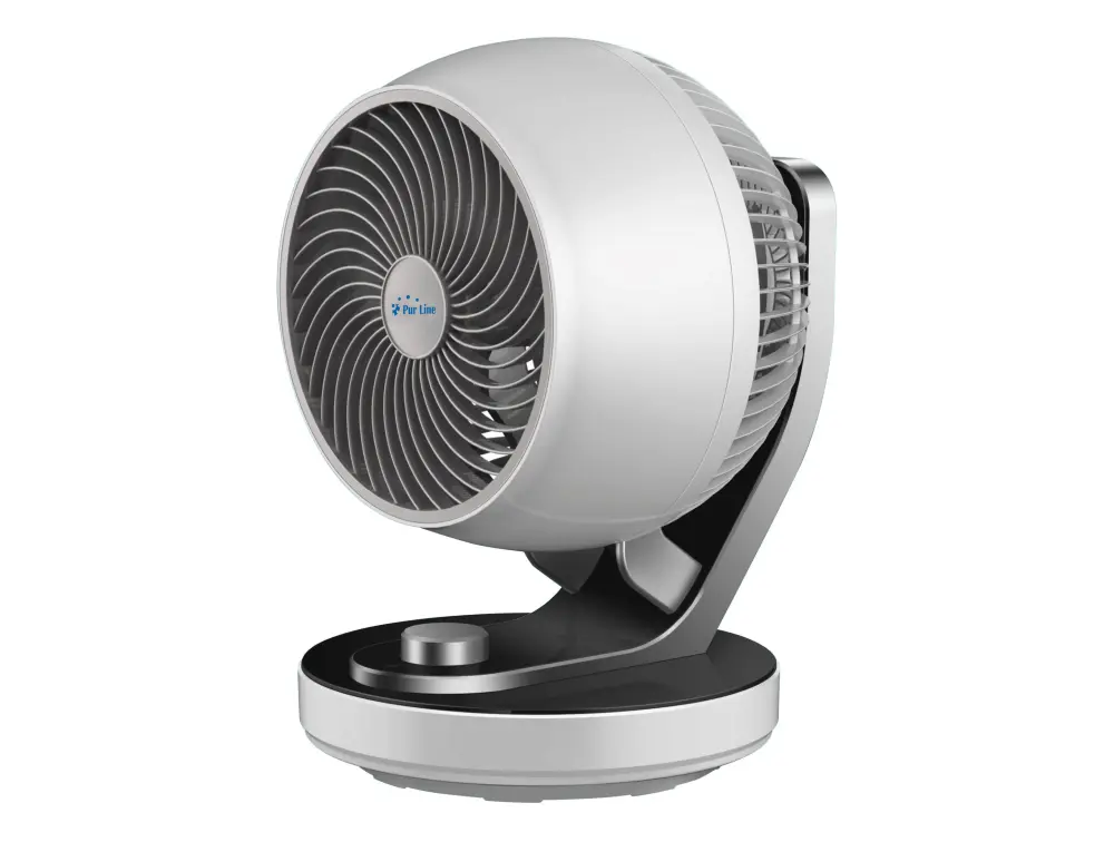 Ventilador de sobremesa 60w con 3 velocidades e inclinación regulable