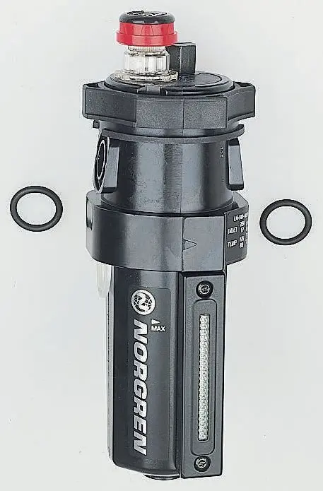 Lubricador de aire neumático, Norgren L64C-NNP-EDN, G 1, G 3/4, 200L/s, -20°C, +80°C