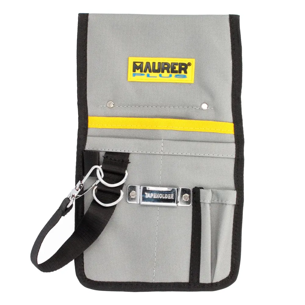 Funda Bolsa Porta Herramientas Para Cinturon Con 7 Bolsillos y Mosqueton Portaherramientas Electricista Multibolsillos Pol...