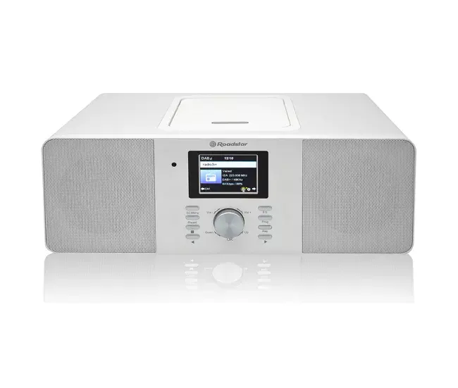 Roadstar IR-540D+BTBK Microcadena Radio Internet Wi-Fi DAB+/FM, Reproductor CD-MP3, Bluetooth, USB Mando Distancia, , Negro