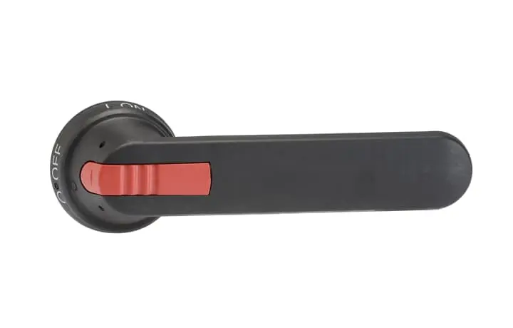 Mando giratorio ABB, 1 Bloqueos, para Mango de pistola 175mm, tirador Negro, IP65 1SCA | 1SCA022381R2450 OHB175J12