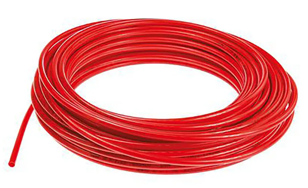 Tuberí de aire comprimido Festo de Poliuretano Rojo Claro, diá. exterior 4mm, longitud 50m | PUN-H-4X0,75-RT