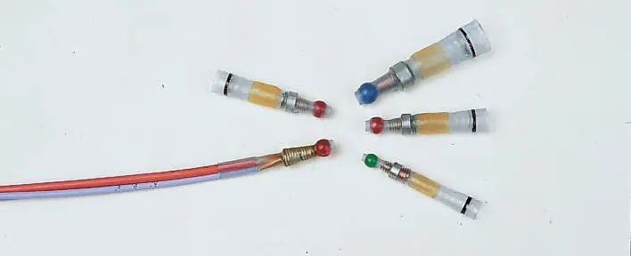Manguitos de soldadura, TE Connectivity, Azul, Polivinilidenofluoruro (PVDF), diámetro del cable de Maximum 7mm | SGRS-3