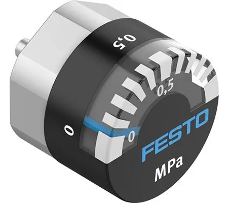Manómetro Festo, 0bar → 10bar, conexión M5, Ø ext. 15mm | MA-15-10-M5