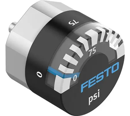 Manómetro Festo, 0bar → 10bar, conexión M5, Ø ext. 15mm | MA-15-145-M5-PSI