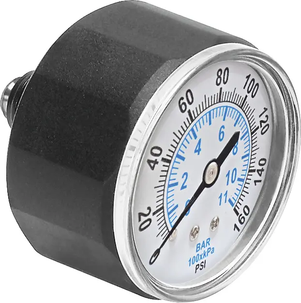 Manómetro Festo, 0bar → 11bar, conexión M5, Ø ext. 27mm | MA-27-160-M5-PSI