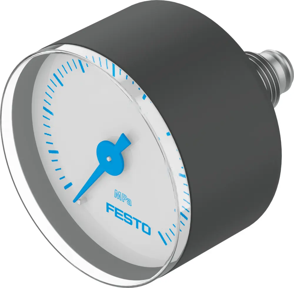 Manómetro Festo, 0bar → 16bar, conexión G 1/4, Ø ext. 50mm | MA-50-1,6-G1/4-MPA