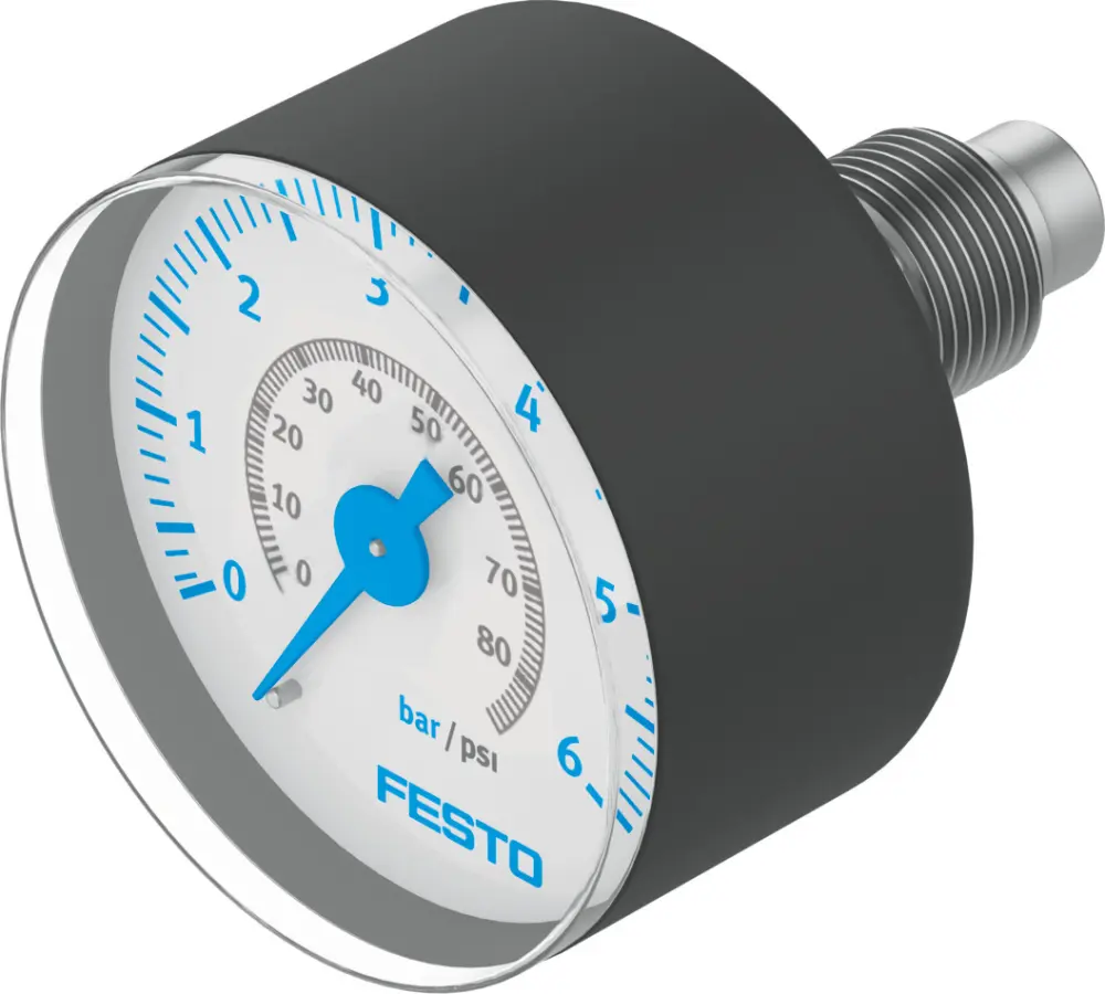 Manómetro Festo, 0bar → 6bar, conexión R 1/8, Ø ext. 40mm | MAP-40-6-1/8-EN