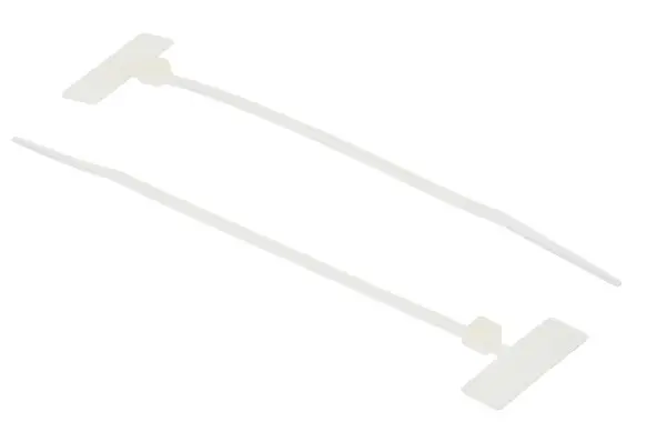 Marcadores de cable de Nylon 66 Natural, texto: Blank, montaje: Brida
