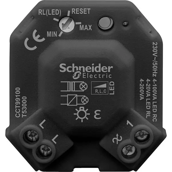 Interrruptor, Negro, IP20, Schneider Electric | CCT99100