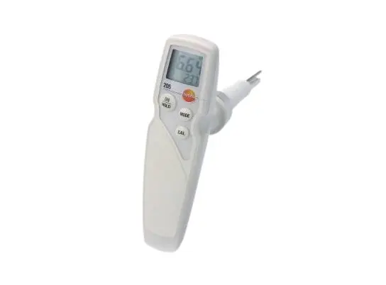 Medidor de pH Testo 205, 0pH → 14pH, Rerespuesta 0.01pH, Precisión ±0.02pH | 0563 2051