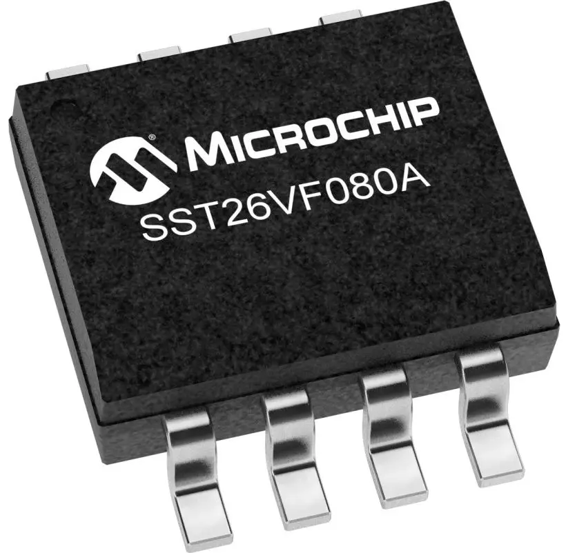 Memoria flash, SPI, SQI SST26VF080A-104I/SN 8Mbit, SOIC, 8 pines Microchip