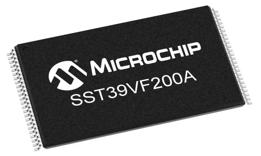 Memoria flash SST39VF200A-70-4I-EKE 2Mbit, 128K x 16, TSOP, 48 pines Microchip