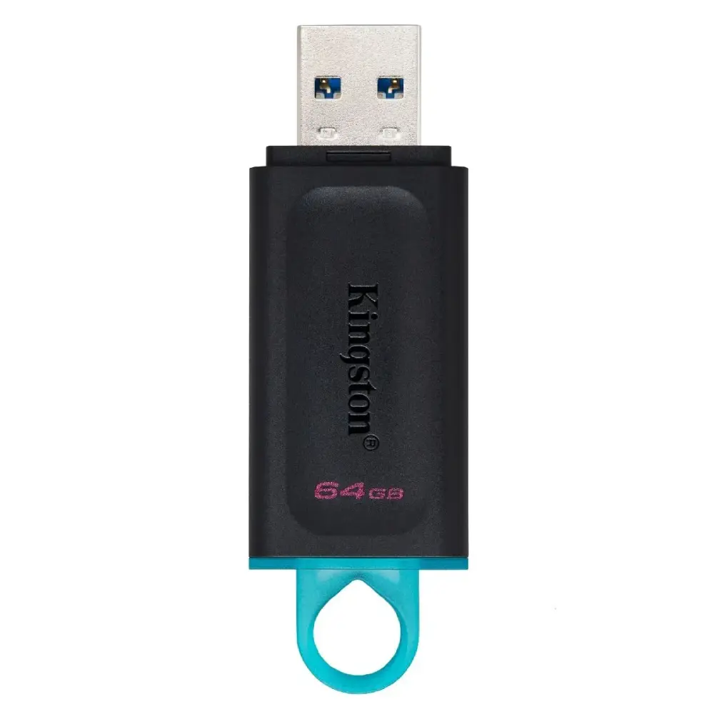 Memoria USB 3.2 Gen 1 de 64GB Kingston en Formato Compacto
