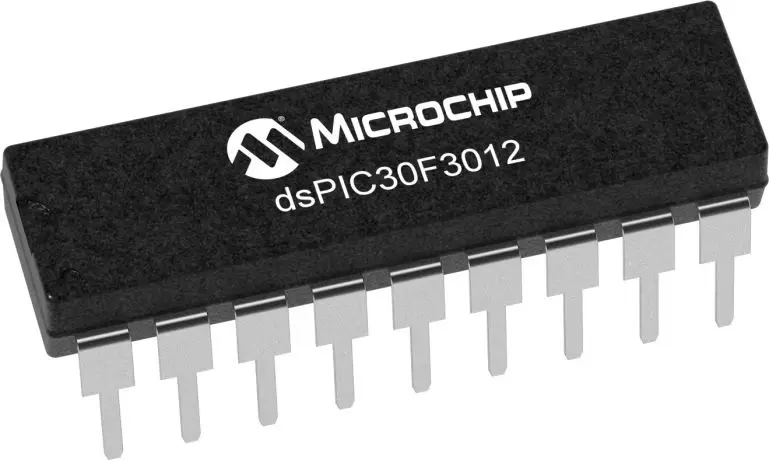 Microcontrolador Microchip DSPIC30F3012-30I/P, núcleo dsPIC de 16bit, RAM 2 kB, 25MHZ, PDIP de 18 pines