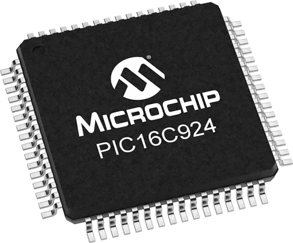 Microcontrolador Microchip PIC16C924-04/L, núcleo PIC de 8bit, RAM 176 B, 8MHZ, PLCC de 68 pines