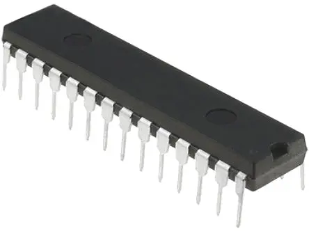 Microcontrolador Microchip PIC16F886-I/SP, núcleo PIC de 8bit, RAM 368 B, 20MHZ, SPDIP de 28 pines