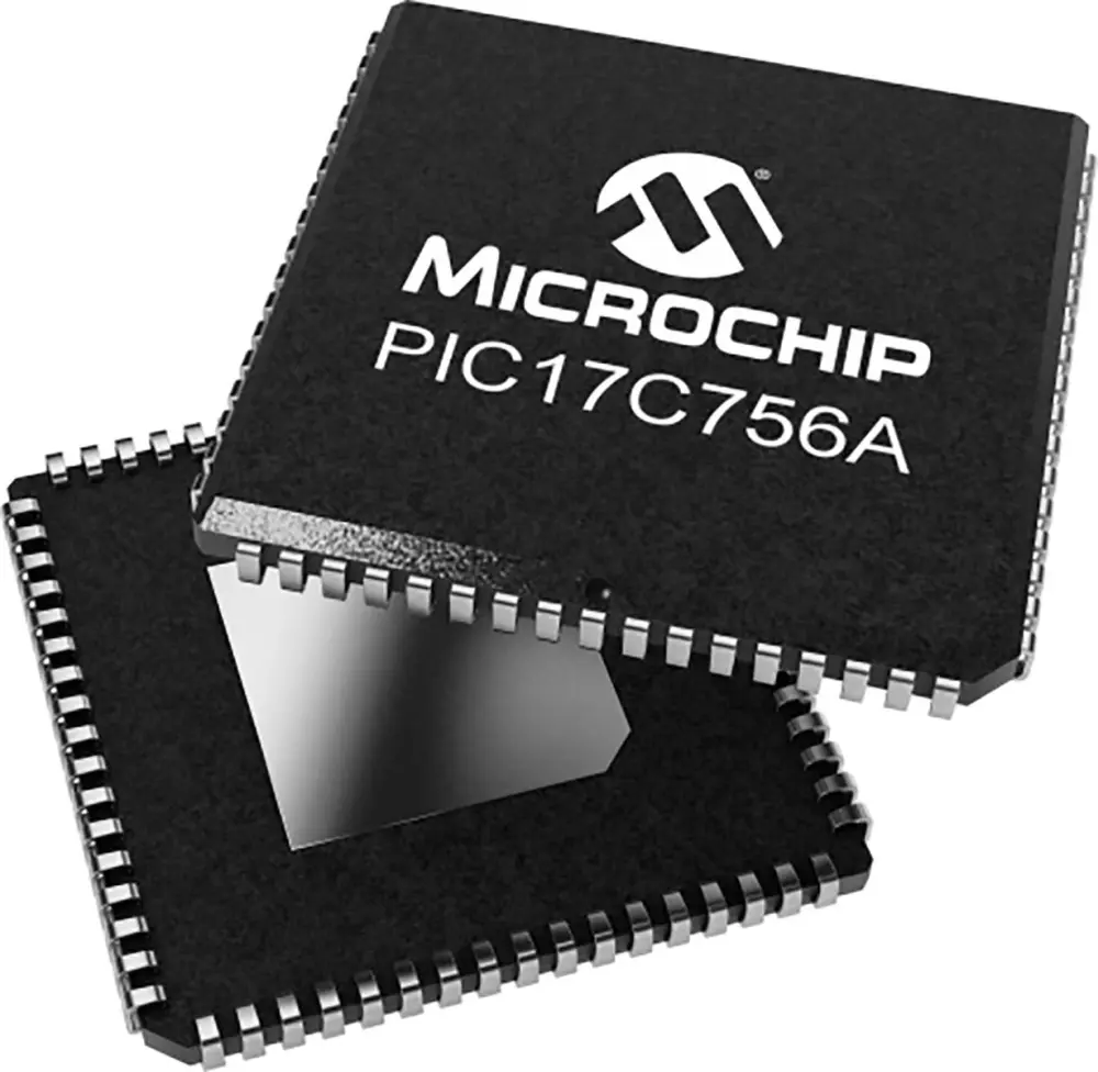 Microcontrolador Microchip PIC17C756A-33/L, núcleo PIC de 8bit, RAM 902 B, 33MHZ, PLCC de 68 pines