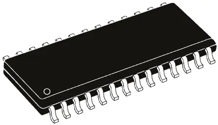 Microcontrolador Microchip PIC18F2420-E/SO, núcleo PIC de 8bit, RAM 768 B, 40MHZ, SOIC de 28 pines
