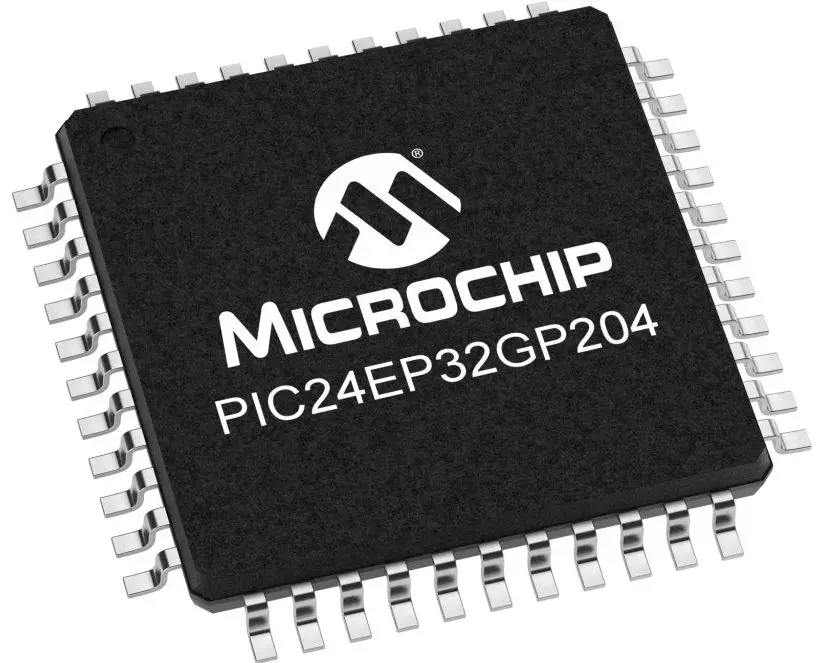 Microcontrolador Microchip PIC24EP32GP204-I/PT, núcleo PIC, TQFP de 44 pines