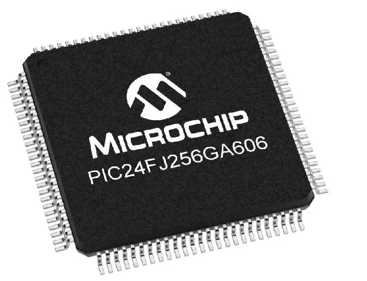 Microcontrolador Microchip PIC24FJ256GA606-I/PT, núcleo PIC, TQFP de 64 pines