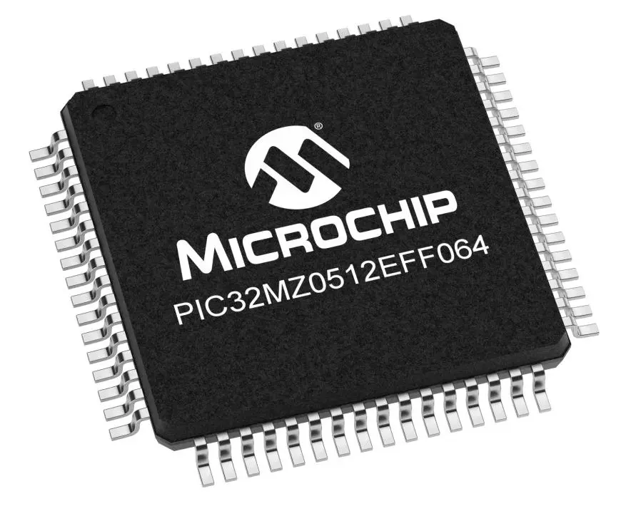 Microcontrolador Microchip PIC32MZ0512EFF064-I/PT, núcleo PIC, TQFP de 64 pines