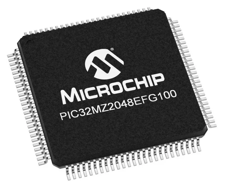Microcontrolador Microchip PIC32MZ2048EFG100-I/PF, núcleo PIC, TQFP de 100 pines