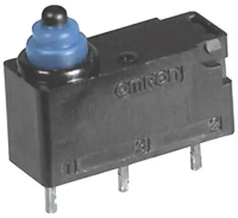 Microinterruptor, Émbolo de Pin SPST 2 12 Vdc | D2HW-C203MS Omron