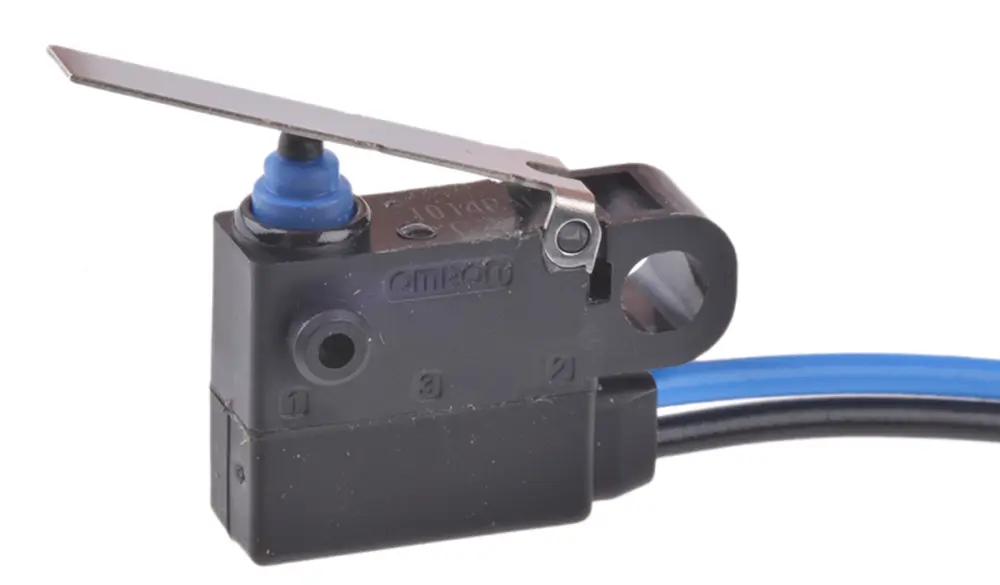 Microinterruptor, Palanca Articulada Larga SPST 2 12 Vdc | D2HW-C223MR Omron