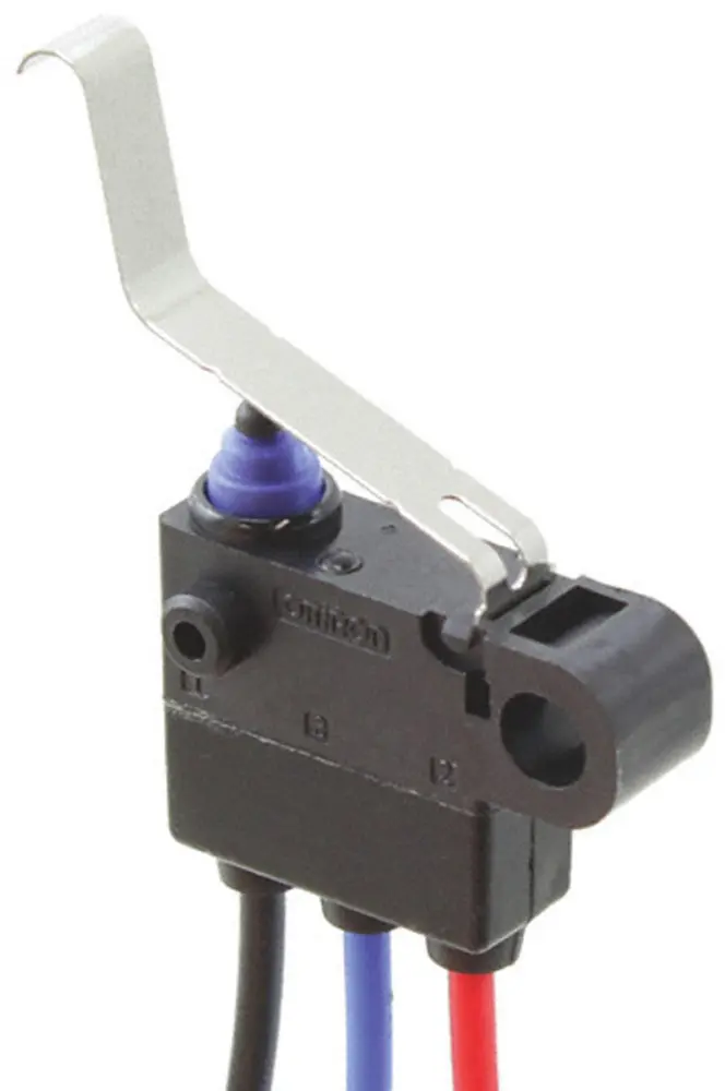 Microinterruptor, Palanca plana larga SPDT 2 12 Vdc | D2HW-C281M Omron