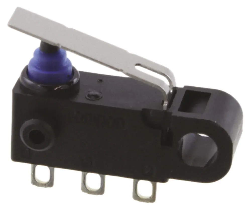Microinterruptor, Palanca Plana SPDT 2 12 Vdc | D2HW-C261H Omron