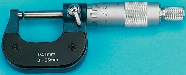 Micrómetro ±0,01 mm Métrico Con calibración UKAS