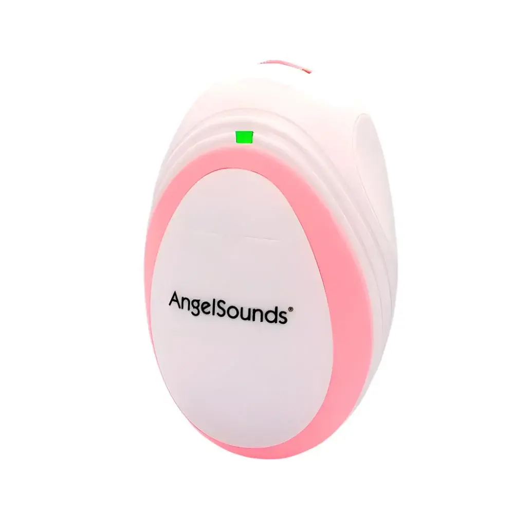Detector fetal |Mini | Distinguido | Compacto | Portátil | Rosa | AngelSounds | Mobiclinic