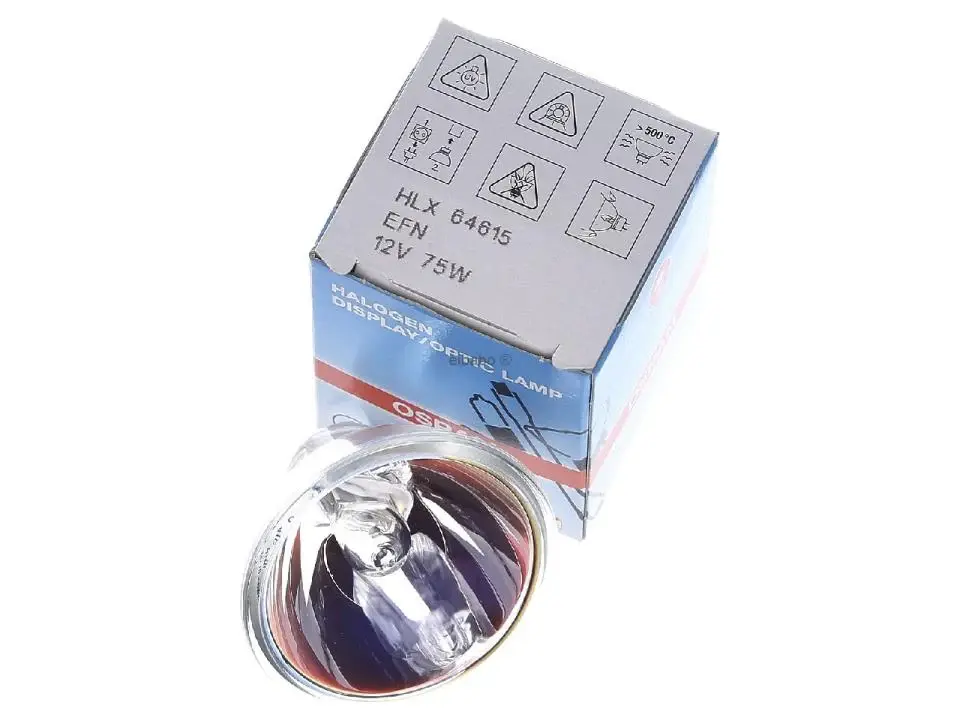 DICROICA FOTO 12v 75w GZ6.35 HLX EFN 64615 OSRAM