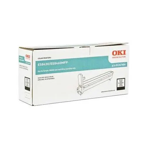 OKI Executive ES8430/ES8451/ES8460MFP/ES8461 Negro Tambor de Imagen Auténtico - 01247404 (Drum)
