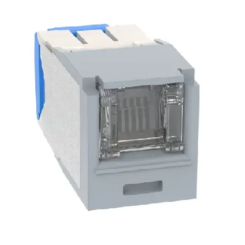 22-26 AWG Mini-Com Cat6A Shuttered Jack Module RJ45 TG Style CJH6X88TGIG