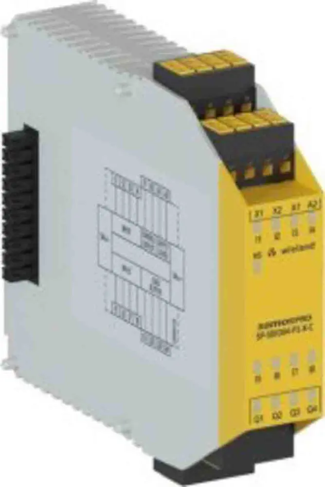 Módulo de entrada/salida Wieland PLC digital I/O-module SP-SDIO84-P1-K, 8 E/4 S, 24 V dc | R1.190.0040.0