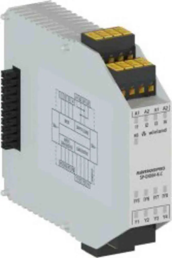 Módulo de entrada/salida Wieland PLC digital I/O-module SP-DIO84-K, 8 E/4 S, 24 V dc | R1.190.1060.0