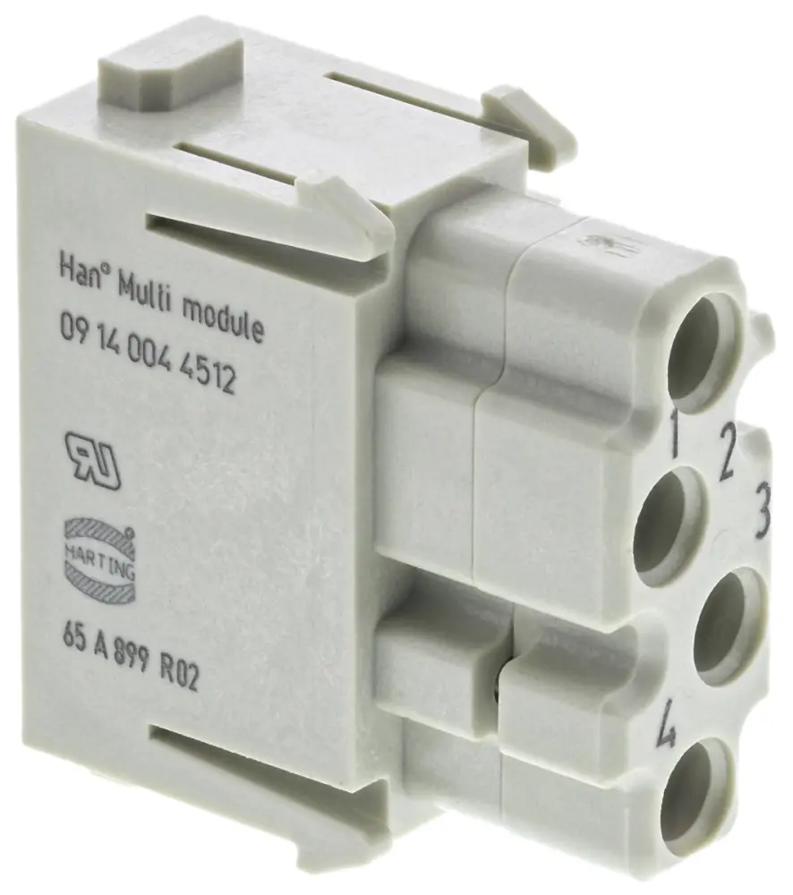 Aislante para conector industrial HARTING Hembra, serie Han-Modular | 9140044512