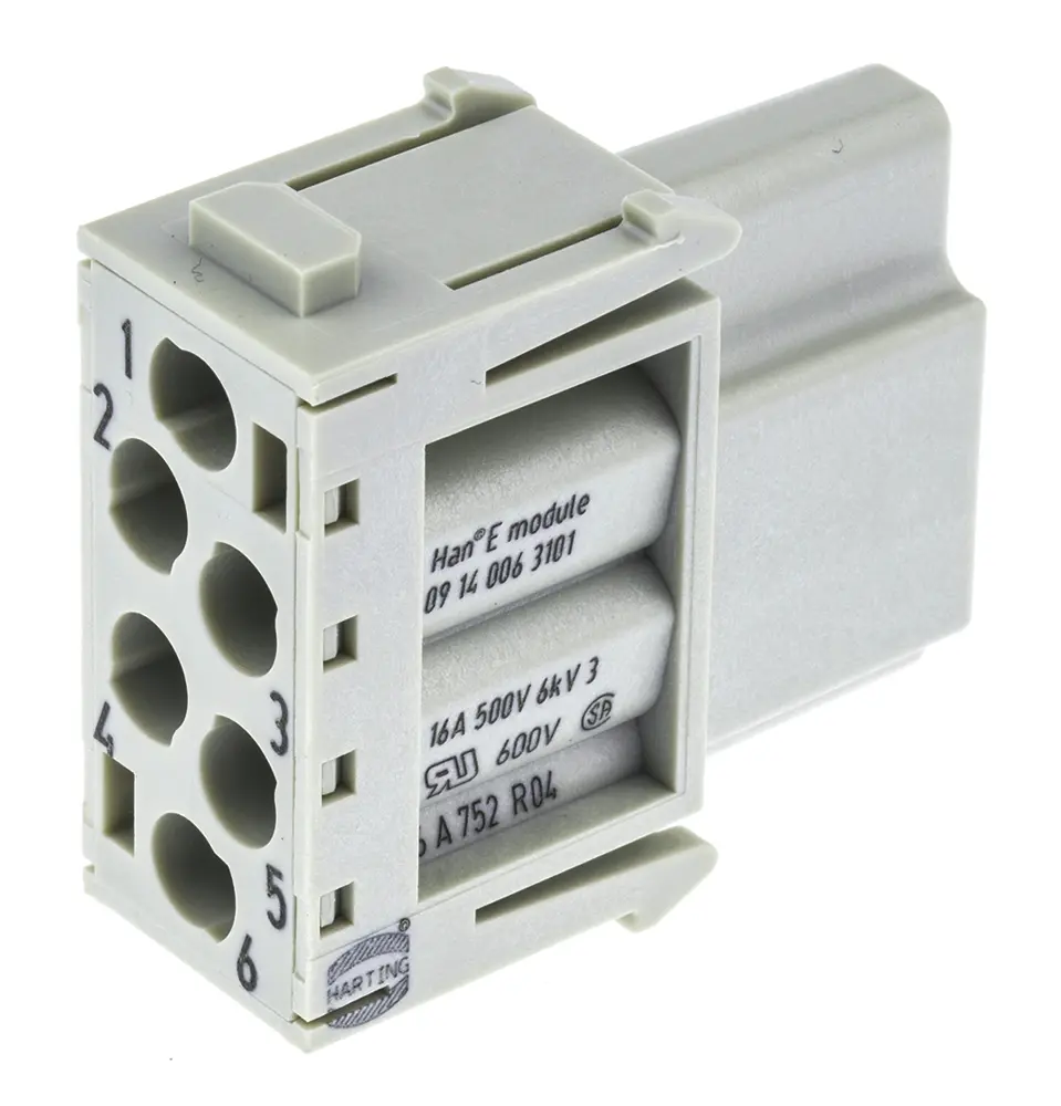 Aislante para conector industrial HARTING Hembra, serie Han-Modular | 9140063101