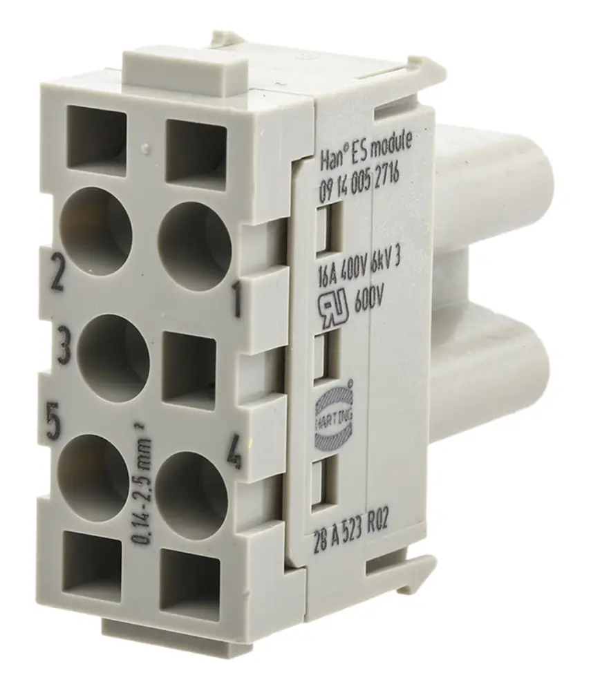 Aislante para conector industrial HARTING Hembra, serie Han-Modular | 9140052716