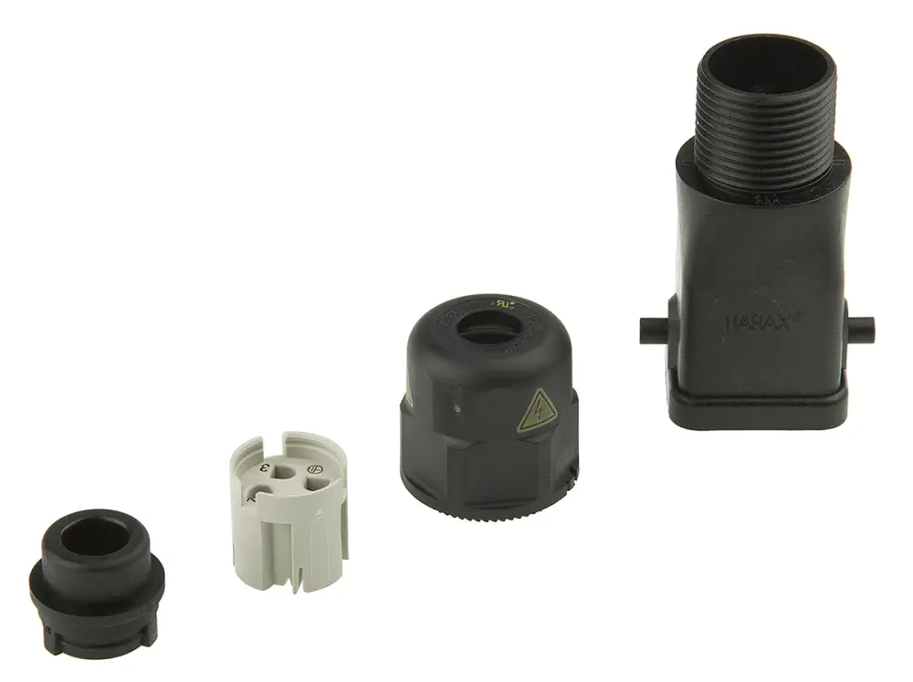 Aislante para conector industrial HARTING Hembra, serie Han , configuración 3P+E | 9200030445